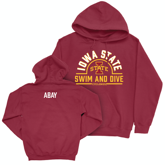 Iowa State Women's Swim & Dive Crimson Arch Hoodie  - Cemile Miray Abay