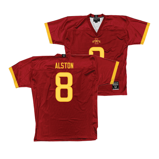 Iowa State Football Crimson Jersey  - Isaiah Alston