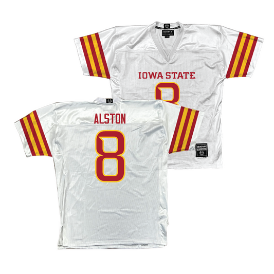 Iowa State Football White Jersey  - Isaiah Alston