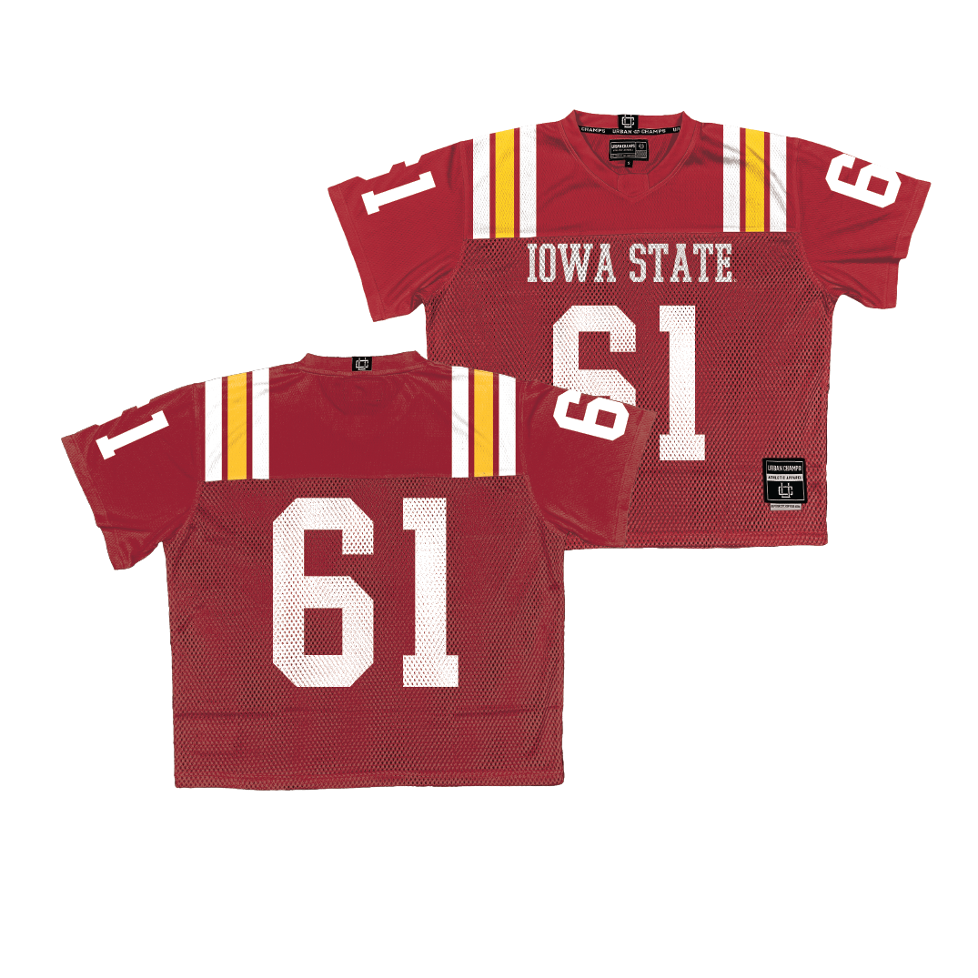 Iowa State Throwback Football Jersey - Dylan Barrett | #61