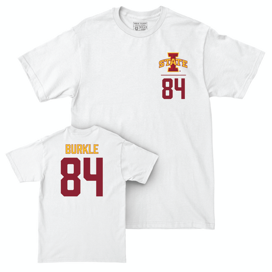 Iowa State Football White Logo Comfort Colors Tee  - Gabe Burkle