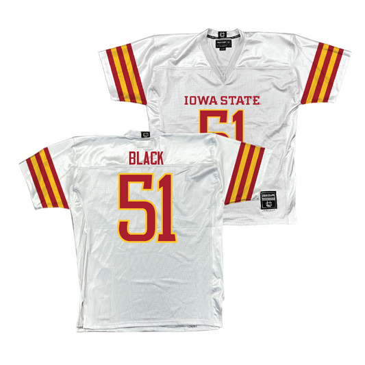 Iowa State Football White Jersey - Brendan Black