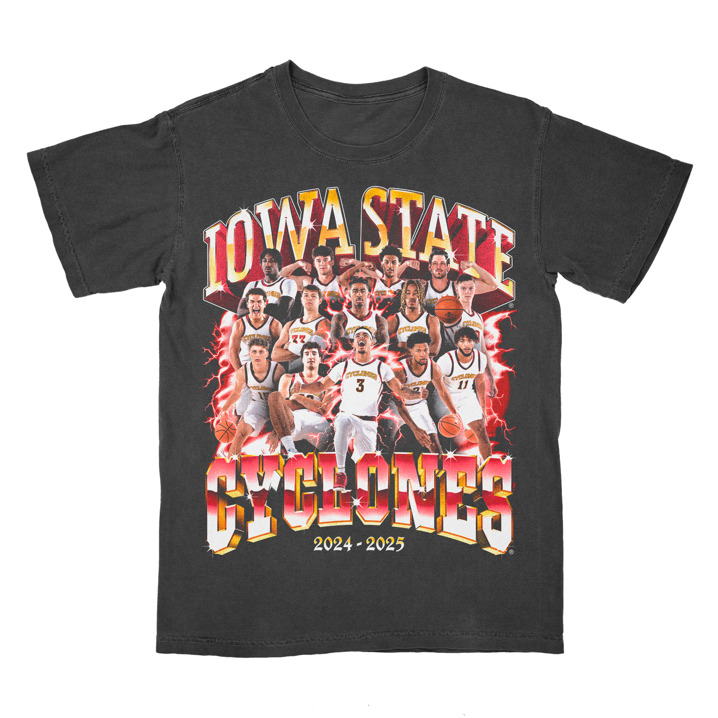 EXCLUSIVE RELEASE: Iowa State Men's Basketball 24-25' Team Pepper Tee