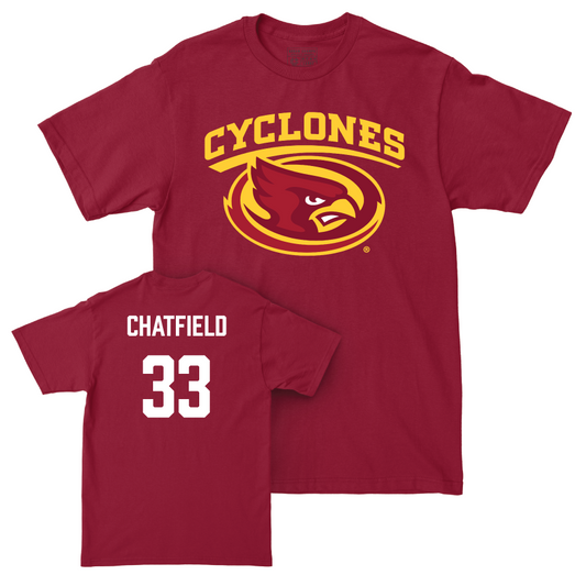 Iowa State Men's Basketball Crimson Cyclones Tee  - Brandton Chatfield