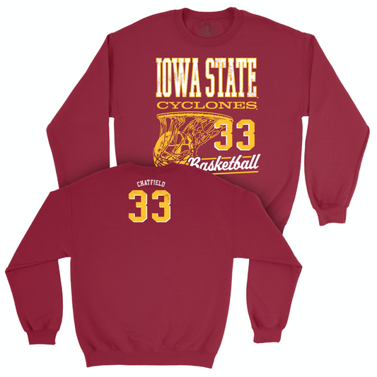 Iowa State Men's Basketball Crimson Hoops Crew  - Brandton Chatfield