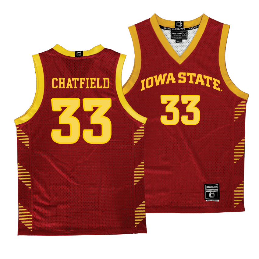 Crimson Men's Basketball Iowa State Jersey  - Brandton Chatfield