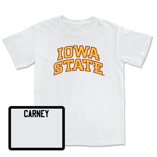 White Track & Field Iowa State Comfort Colors Tee - Mackenzie Carney
