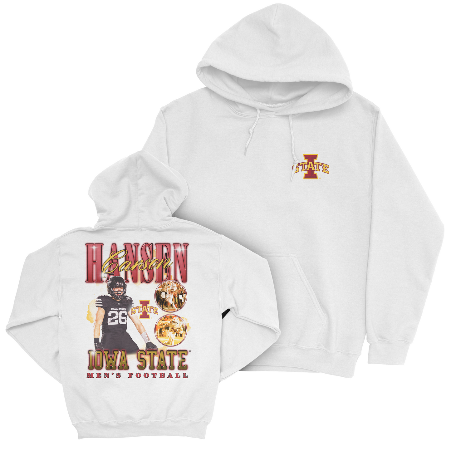 EXCLUSIVE RELEASE: Carson Hansen 90s Retro White Hoodie