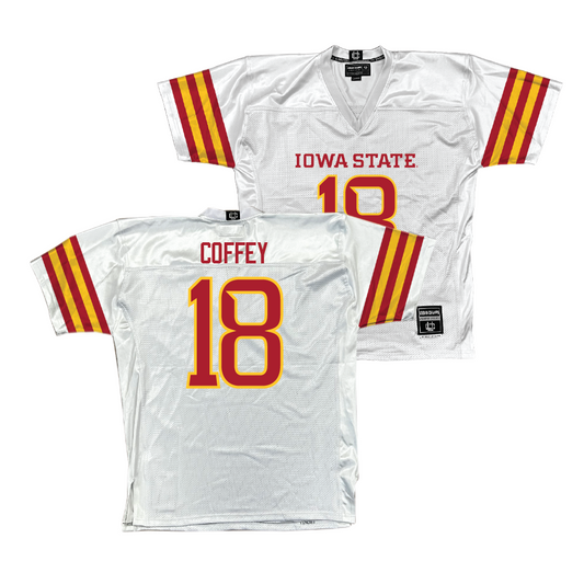 Iowa State Football White Jersey  - David Coffey