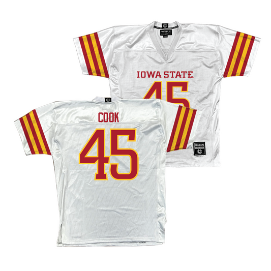 Iowa State Football White Jersey  - Alec Cook