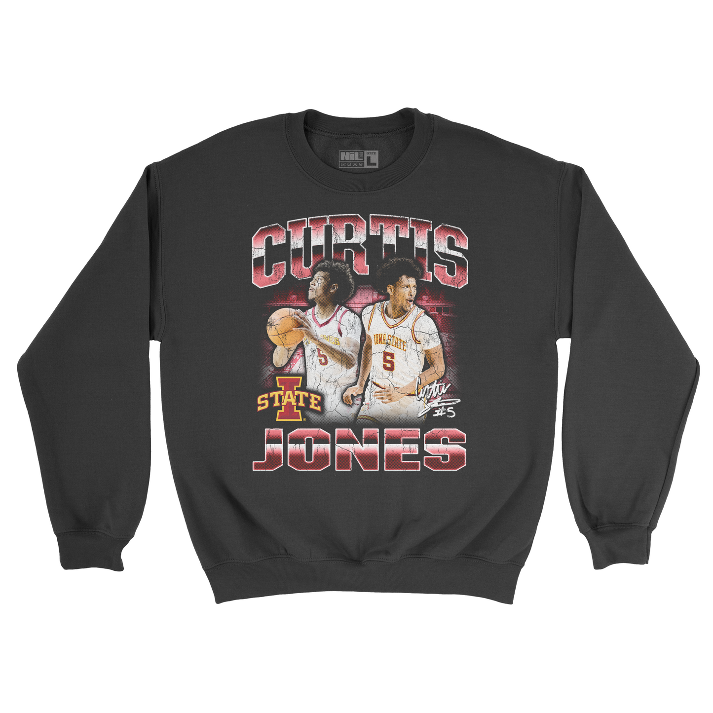 EXCLUSIVE RELEASE: Curtis Jones 90s Retro Black Crew