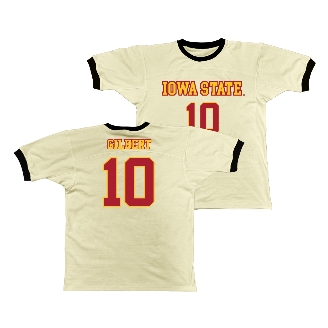 Iowa State Retro Ringer Tee - Keshon Gilbert