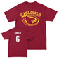 Iowa State Football Crimson Cyclones Tee  - Eli Green