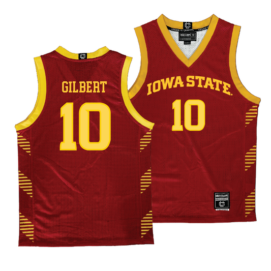 Crimson Men's Basketball Iowa State Jersey - Keshon Gilbert