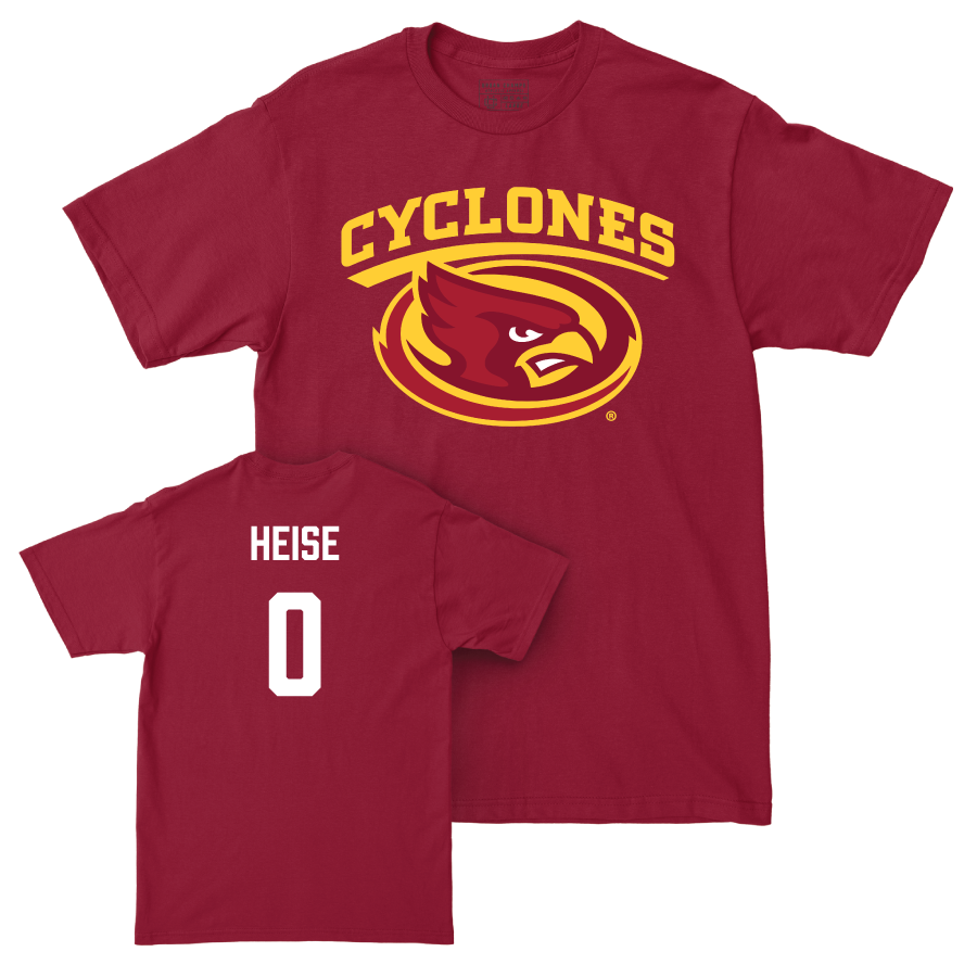 Iowa State Men's Basketball Crimson Cyclones Tee  - Nate Heise