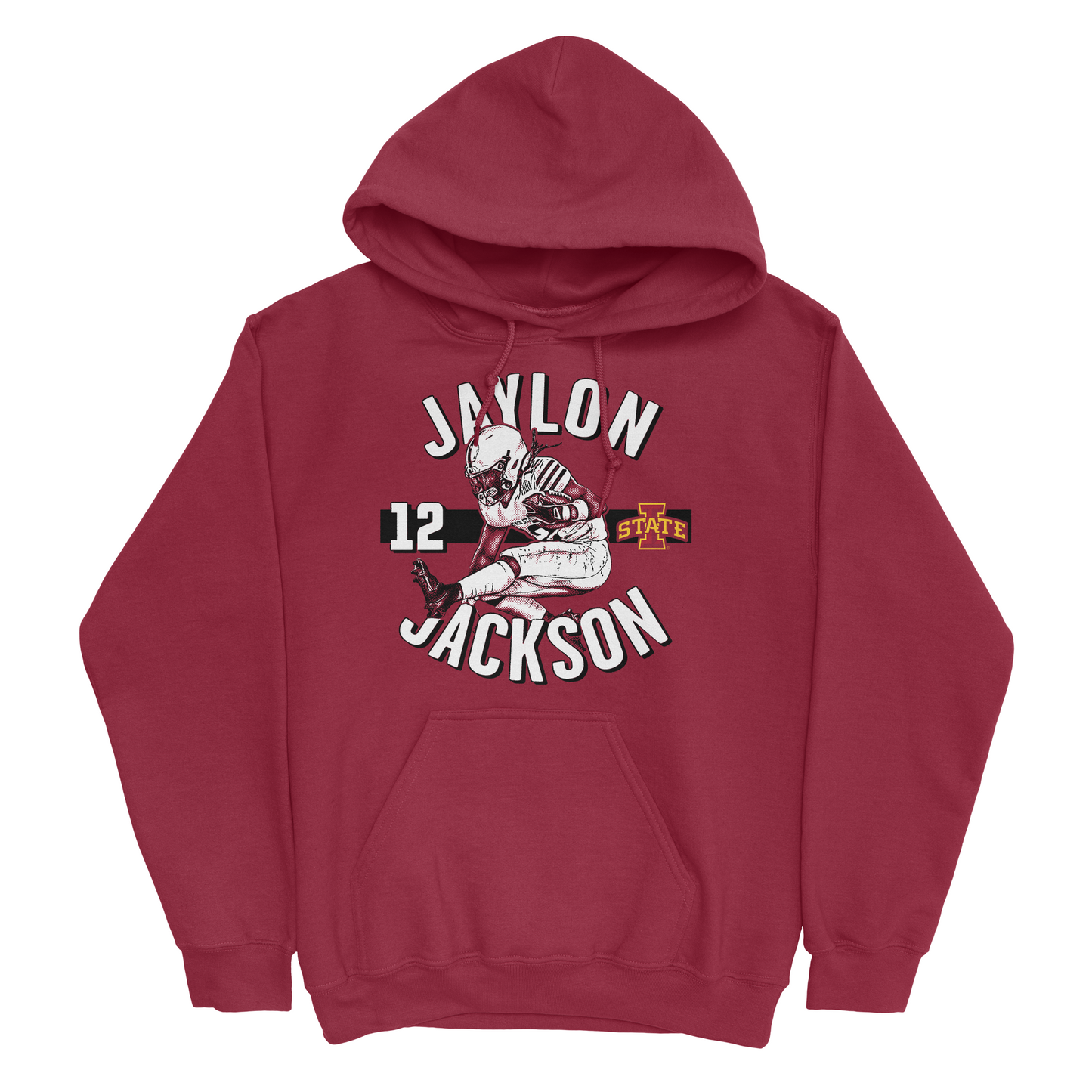 EXCLUSIVE RELEASE: Jaylon Jackson Hurdle Crimson Hoodie