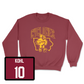 Red Football Cy Crewneck 5 Youth Small / JJ Kohl | #10