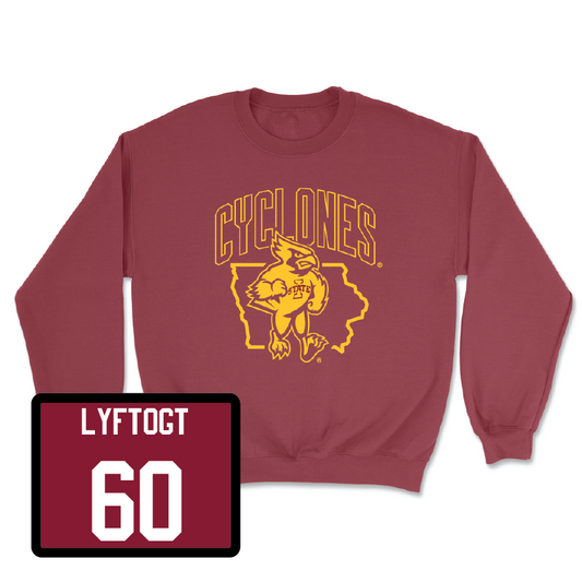 Red Football Cy Crewneck 4 Youth Small / Jacob Lyftogt | #60