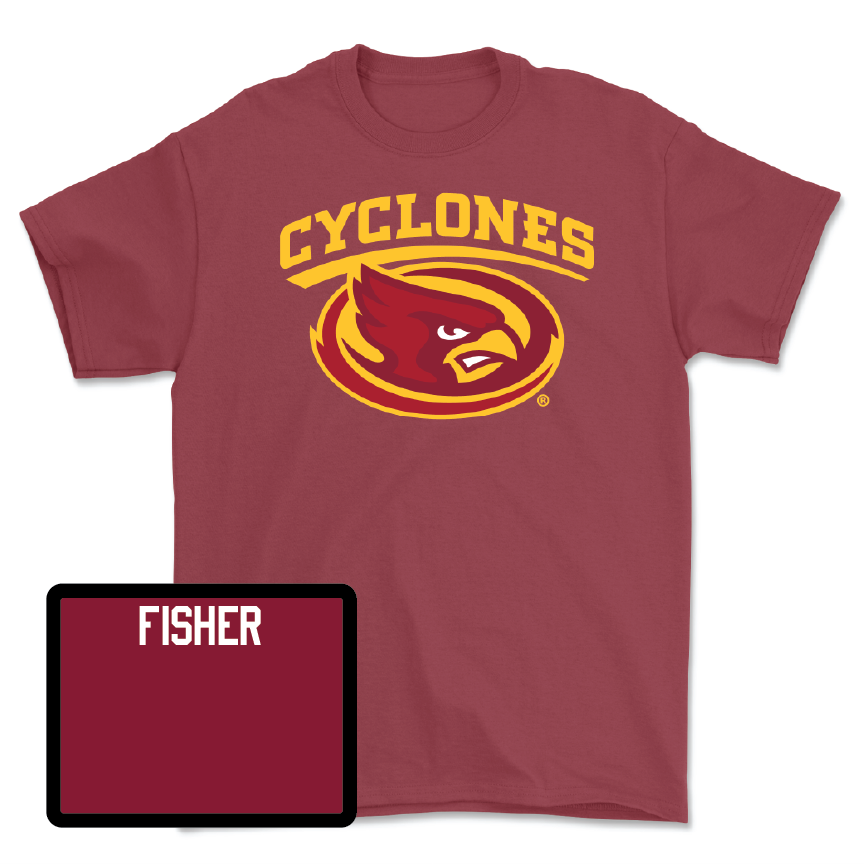 Red Track & Field Cyclones Tee 2 Youth Small / Kiersten Fisher