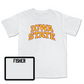 White Track & Field Iowa State Comfort Colors Tee 2 Youth Small / Kiersten Fisher
