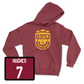 Red Football Stadium Hoodie 3 Youth Small / Tanner Hughes | #7