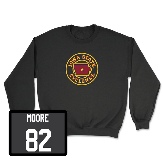 Black Football Ames Crewneck 3 Youth Small / Tyler Moore | #82
