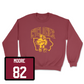Red Football Cy Crewneck 3 Youth Small / Tyler Moore | #82