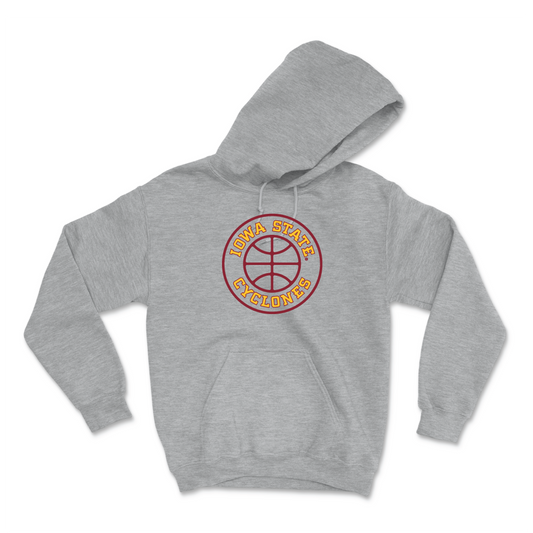 Iowa State Women's Basketball Sport Grey Hardwood Hoodie - Emily Ryan