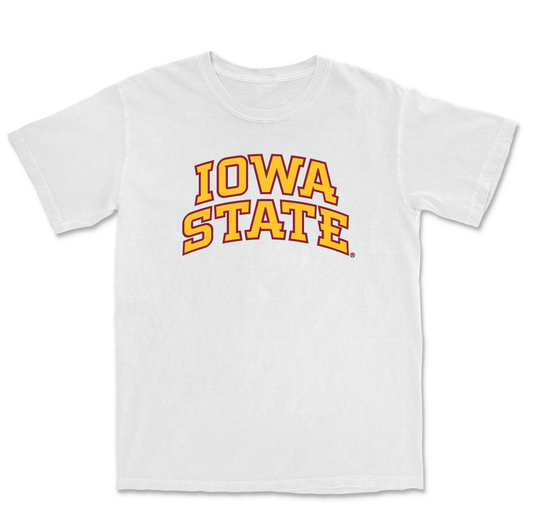 Iowa State Women's Basketball White Comfort Colors Tee - Emily Ryan