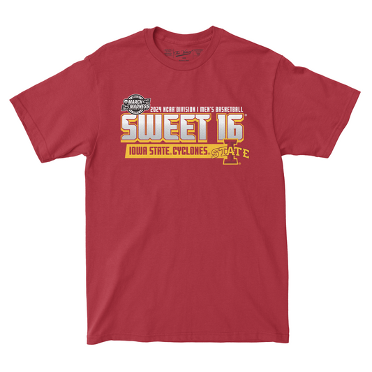 Iowa State MBB 2024 Sweet Sixteen T-shirt by Retro Brand