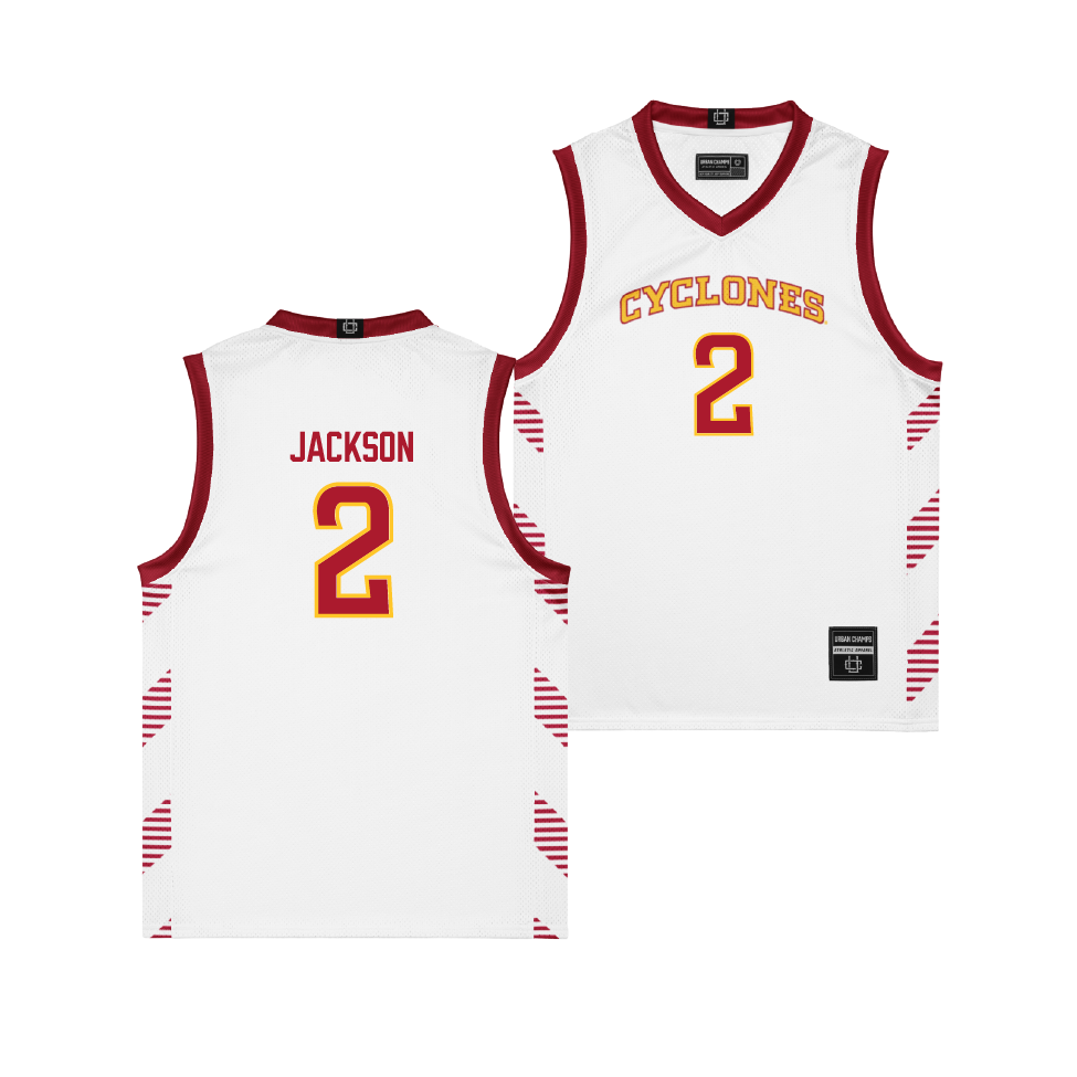 Iowa State Women's Basketball White Jersey - Arianna Jackson