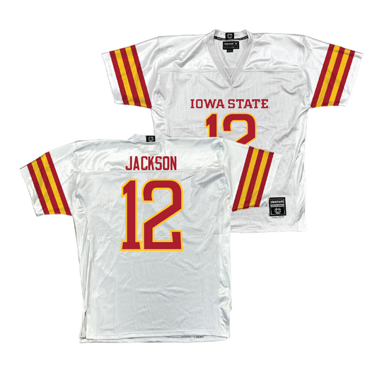 Iowa State Football White Jersey  - Jaylon Jackson