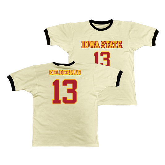 Iowa State Retro Ringer Tee - Cade Kelderman