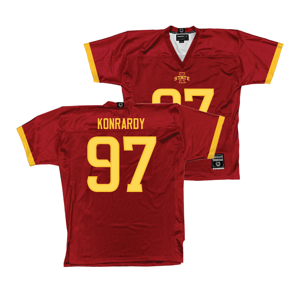 Iowa State Football Crimson Jersey  - Kyle Konrardy