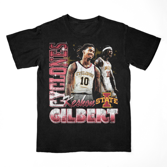 EXCLUSIVE RELEASE: Keshon Gilbert  90s Black Tee