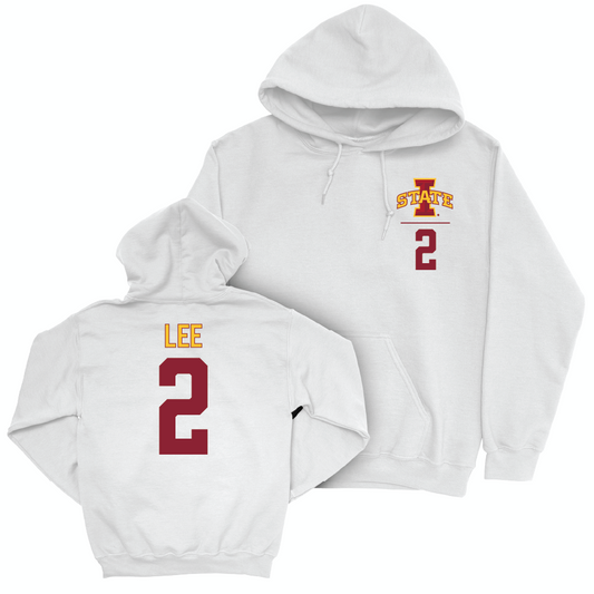 Iowa State Football White Logo Hoodie  - Dylan Lee