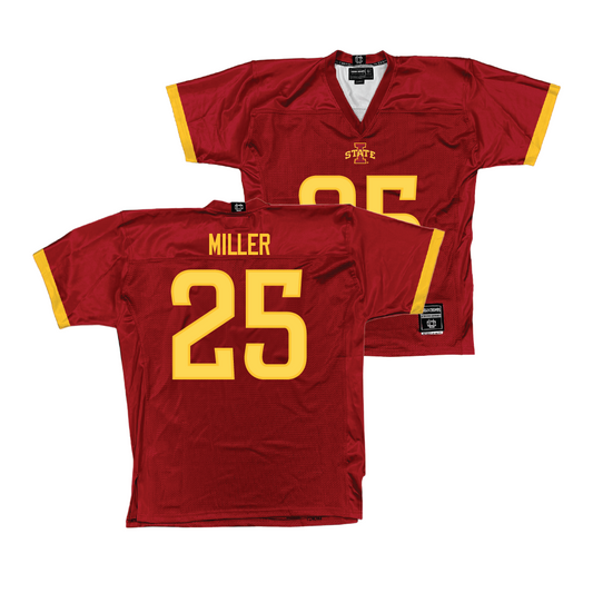 Iowa State Football Crimson Jersey  - Easton Miller