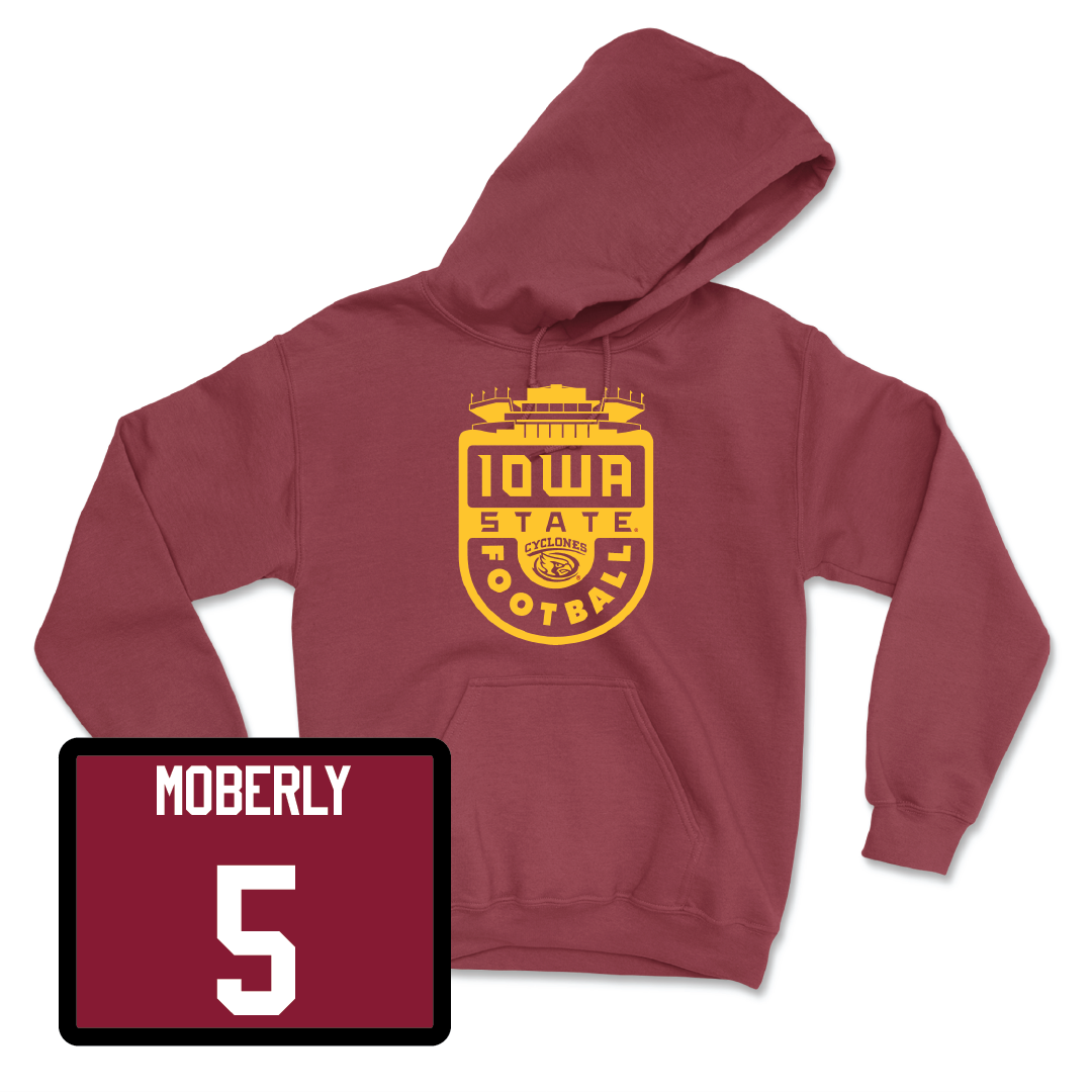 Crimson Football Stadium Hoodie - Connor Moberly – The Iowa State NIL Store