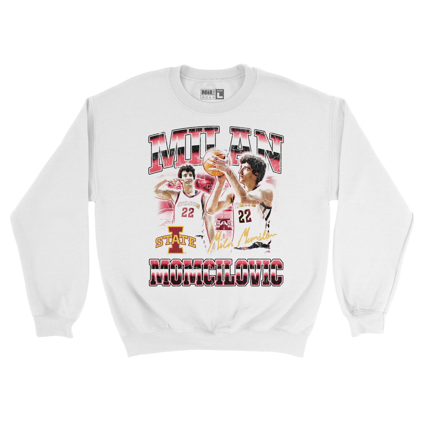 EXCLUSIVE RELEASE: Milan Momcilovic 90s Retro White Crew