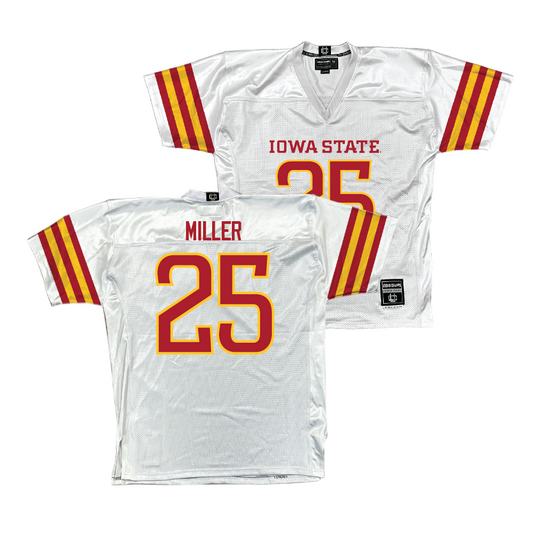 Iowa State Football White Jersey  - Easton Miller