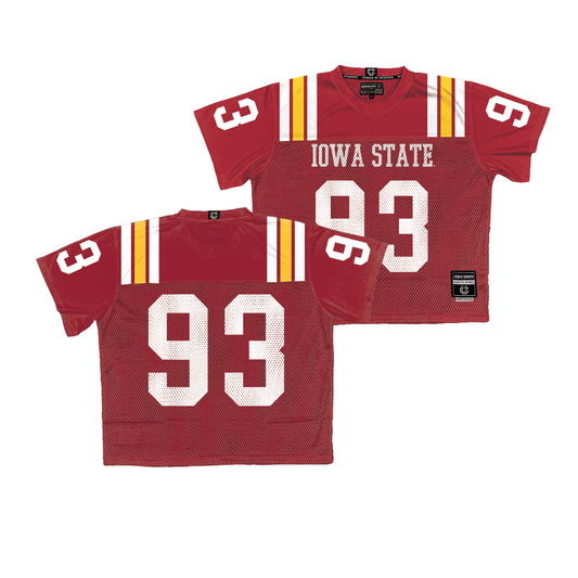 Iowa State Throwback Football Jersey - Obald Niyonkuru | #93