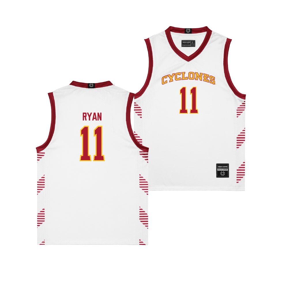 Iowa State Women's Basketball White Jersey - Emily Ryan