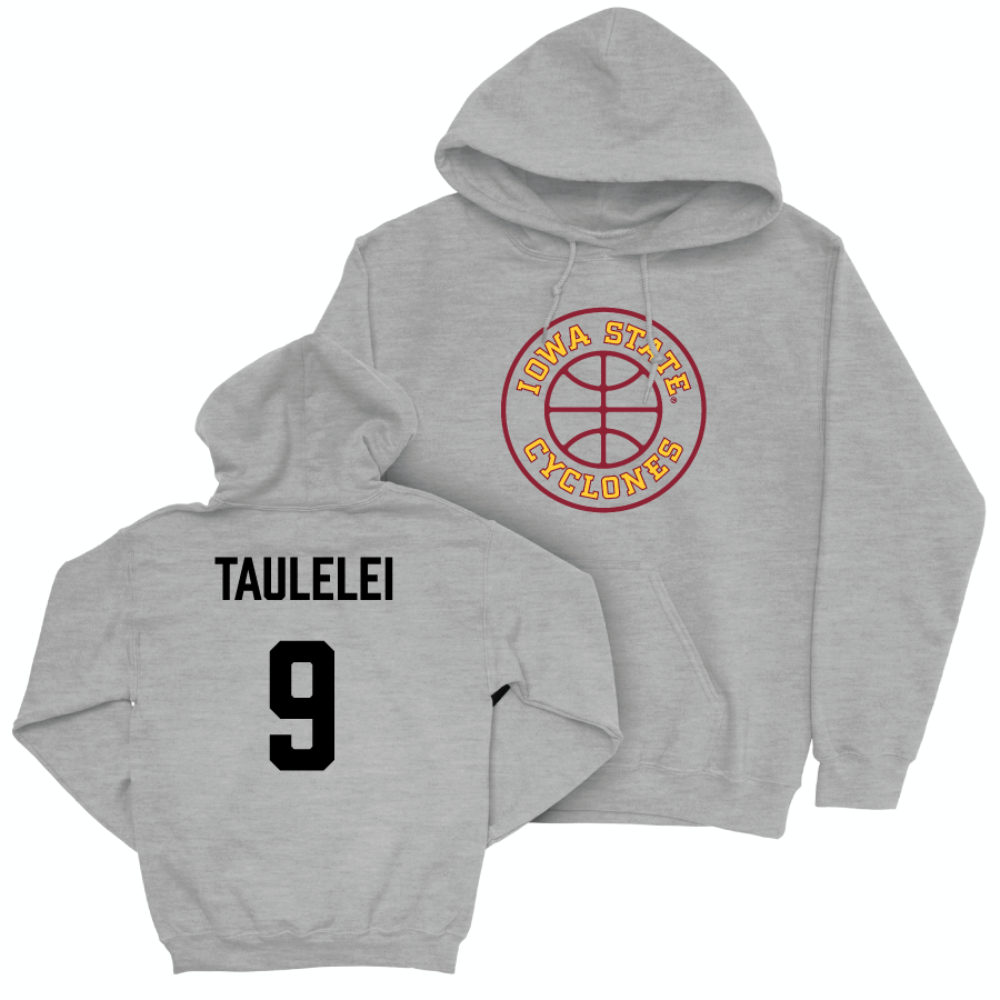 Iowa State Women's Basketball Sport Grey Hardwood Hoodie  - Lilly Taulelei