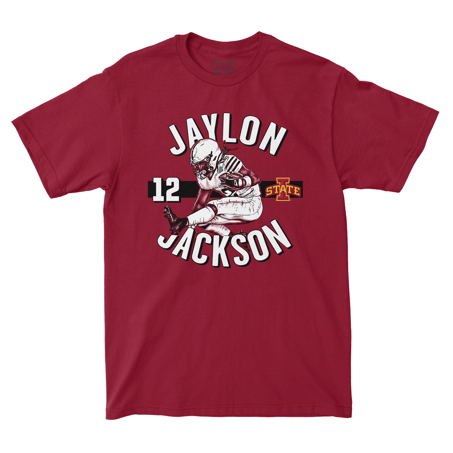 EXCLUSIVE RELEASE: Jaylon Jackson Hurdle Crimson Tee