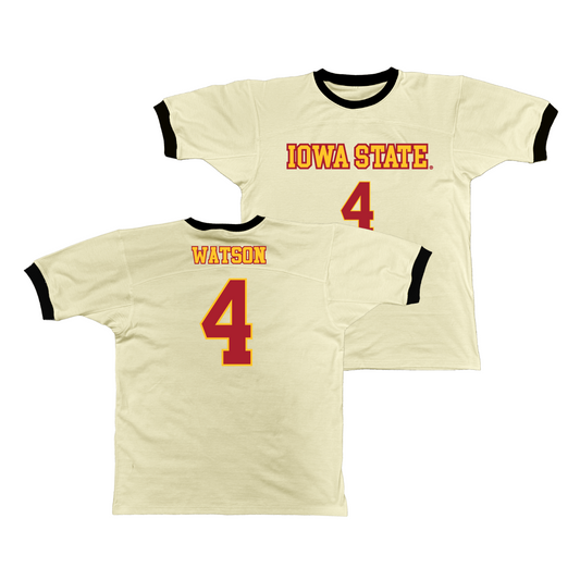 Iowa State Retro Ringer Tee - Demarion Watson