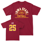 Iowa State Football Crimson Arch Tee  - Dylan Lee