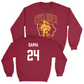 Iowa State Football Crimson Cy Crewneck  - Abu Sama