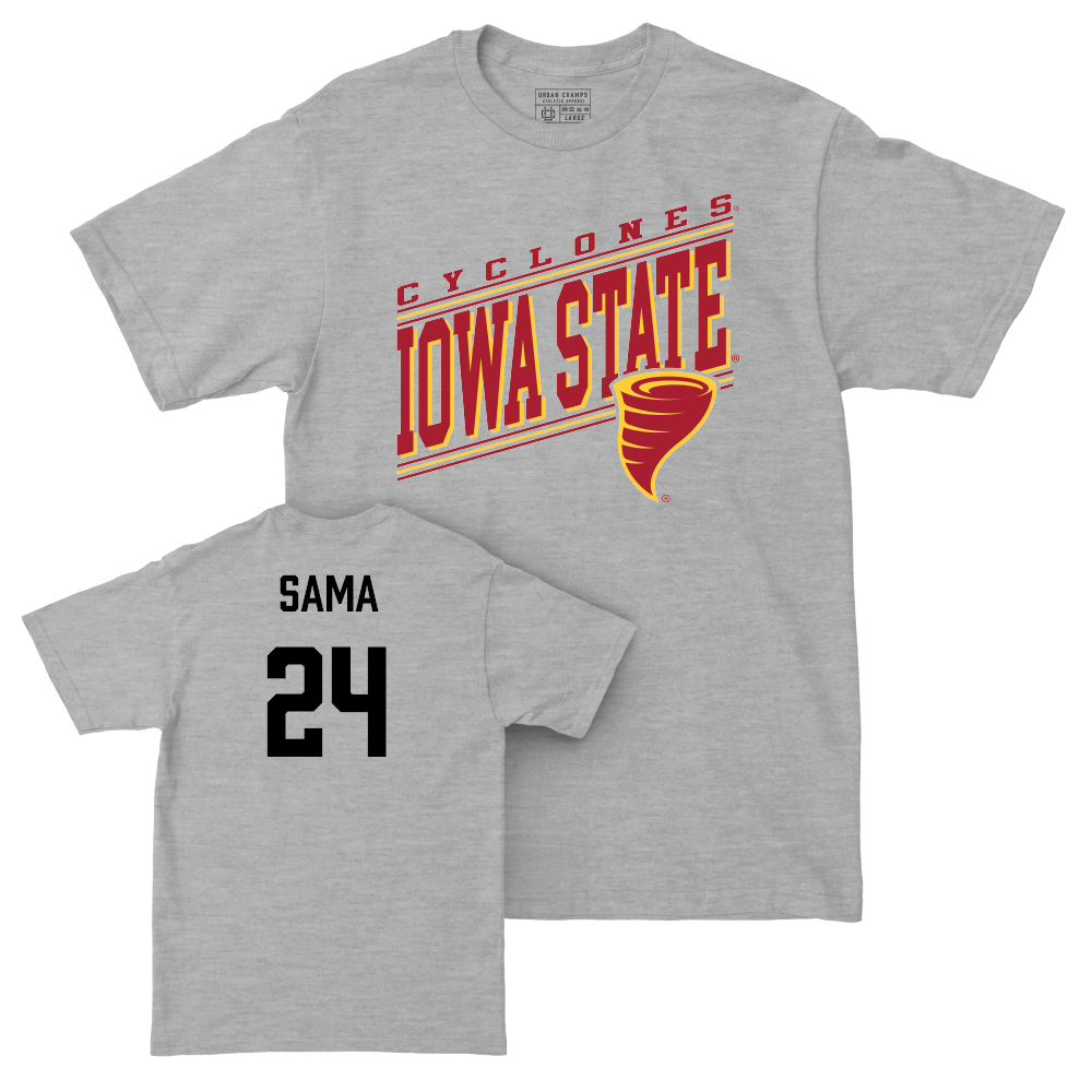 Iowa State Football Sport Grey Vintage Tee  - Abu Sama