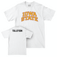 Women's Swim & Dive Iowa State White Comfort Colors Tee  - Abby Tollefson