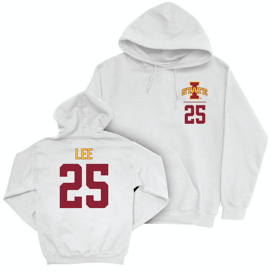 Iowa State Football White Logo Hoodie  - Dylan Lee